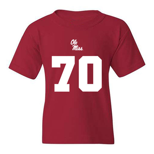 Ole Miss - NCAA Football : Devin Harper - Replica Shersey Youth T-Shirt-0