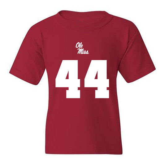Ole Miss - NCAA Football : Andrew Jones - Replica Shersey Youth T-Shirt-0