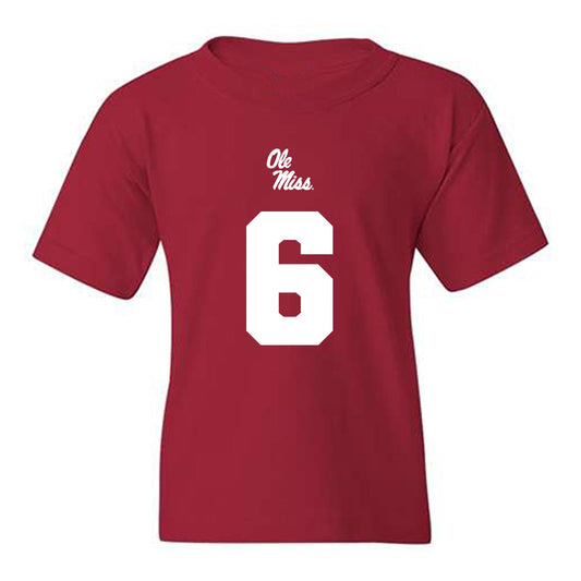 Ole Miss - NCAA Football : Trinidad Chambliss - Replica Shersey Youth T-Shirt-0