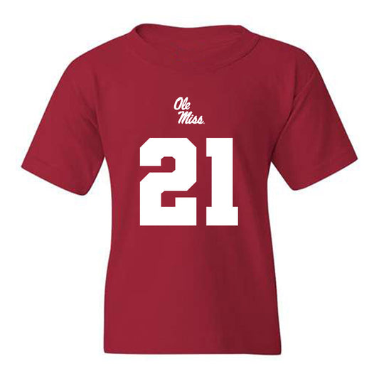 Ole Miss - NCAA Football : Daniel Demery - Youth T-Shirt