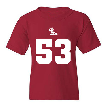 Ole Miss - NCAA Football : Trey Nightingale - Replica Shersey Youth T-Shirt-0