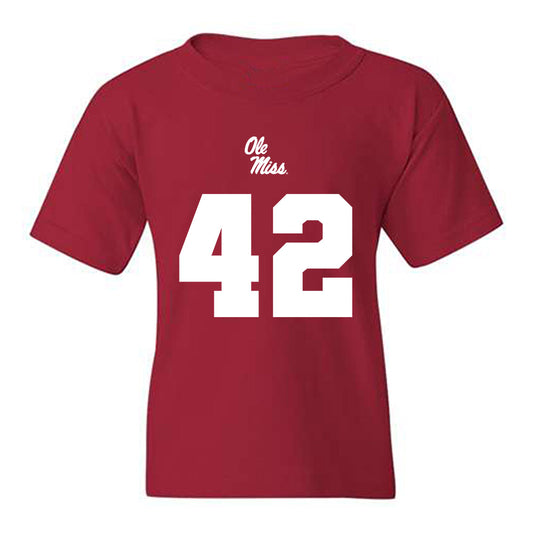 Ole Miss - NCAA Football : Bryson Walters - Replica Shersey Youth T-Shirt-0