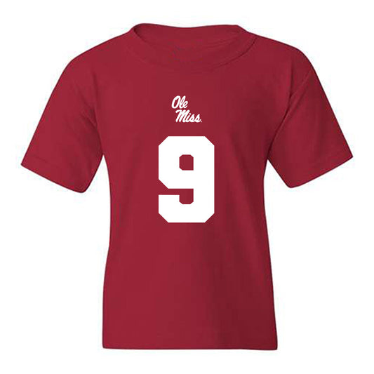 Ole Miss - NCAA Football : Luke Hasz - Replica Shersey Youth T-Shirt-0