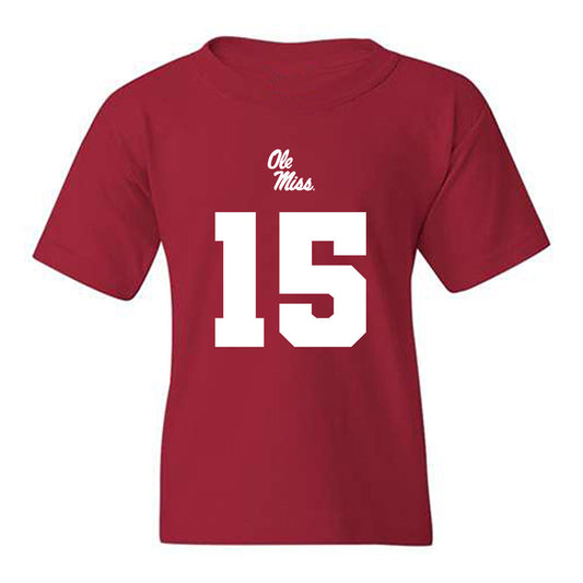 Ole Miss - NCAA Football : Da'Shawn Womack - Replica Shersey Youth T-Shirt-0