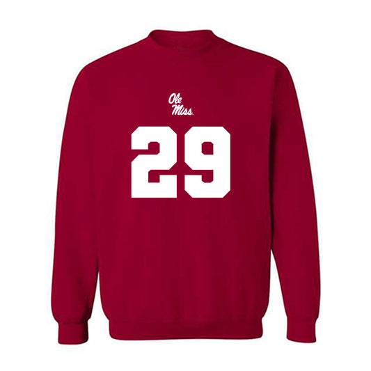 Ole Miss - NCAA Football : Nick Cull - Replica Shersey Crewneck Sweatshirt-0
