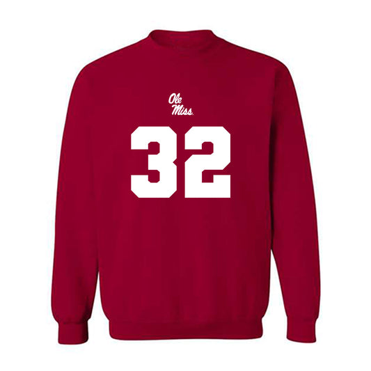 Ole Miss - NCAA Football : Chris Graves Jr. - Replica Shersey Crewneck Sweatshirt-0