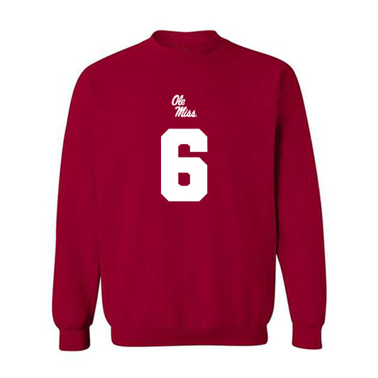 Ole Miss - NCAA Football : Trinidad Chambliss - Replica Shersey Crewneck Sweatshirt-0
