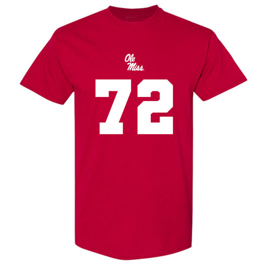 Ole Miss - NCAA Football : Ethan Fields - Replica Shersey T-Shirt-0