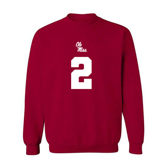 Ole Miss - NCAA Football : Walter Nolen - Replica Shersey Crewneck Sweatshirt-0