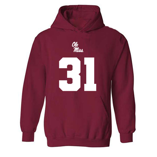 Ole Miss - NCAA Football : Ladarian Clardy - Replica Shersey Hooded Sweatshirt-0