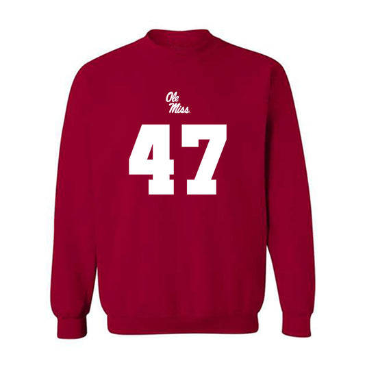 Ole Miss - NCAA Football : Anthony Aguirre - Replica Shersey Crewneck Sweatshirt-0