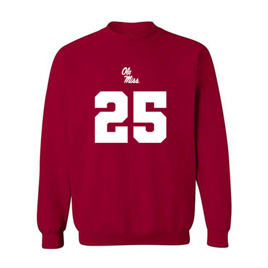 Ole Miss - NCAA Football : Maison Dunn - Replica Shersey Crewneck Sweatshirt-0