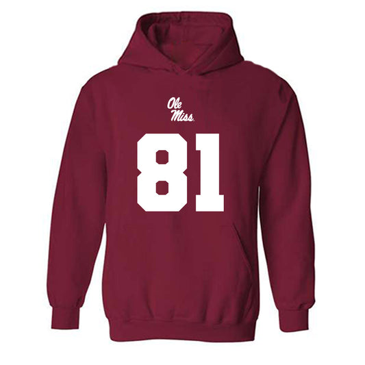 Ole Miss - NCAA Football : Samari Reed - Replica Shersey Hooded Sweatshirt-0