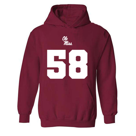 Ole Miss - NCAA Football : Jude Foster - Hooded Sweatshirt