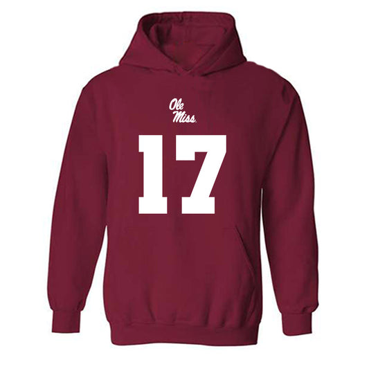 Ole Miss - NCAA Football : Winston Watkins - Replica Shersey Hooded Sweatshirt-0