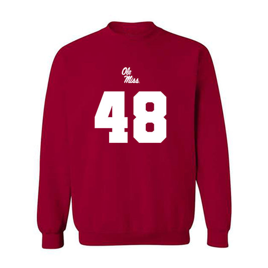 Ole Miss - NCAA Football : Mark Trigg Jr - Replica Shersey Crewneck Sweatshirt-0