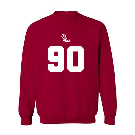 Ole Miss - NCAA Football : Jeffery Rush Jr. - Replica Shersey Crewneck Sweatshirt-0