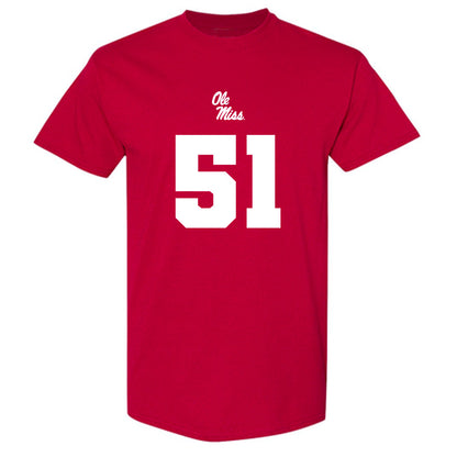Ole Miss - NCAA Football : Trey Nightingale - Replica Shersey T-Shirt-0