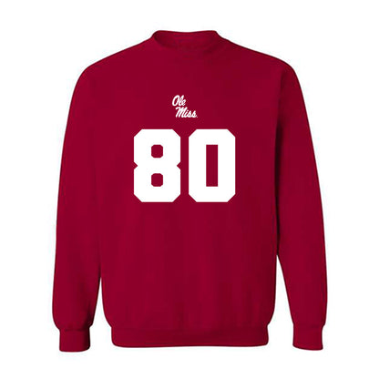Ole Miss - NCAA Football : Hayden Bradley - Replica Shersey Crewneck Sweatshirt-0