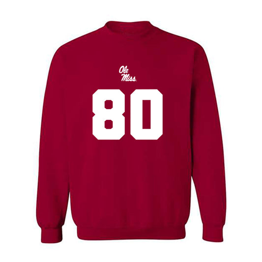 Ole Miss - NCAA Football : Hayden Bradley - Replica Shersey Crewneck Sweatshirt-0
