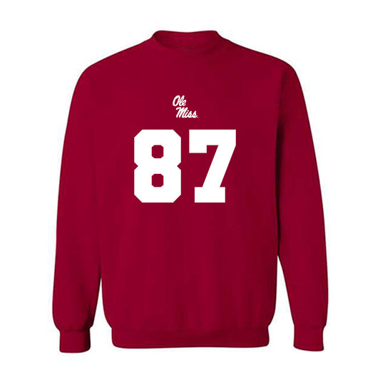 Ole Miss - NCAA Football : Wyatt Smalley - Replica Shersey Crewneck Sweatshirt-0