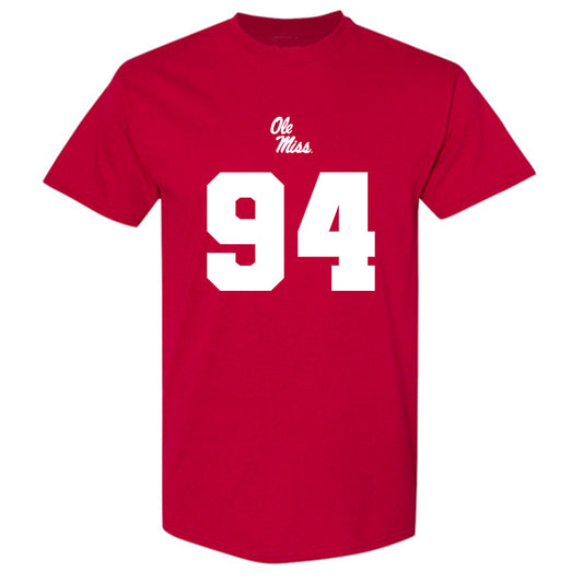 Ole Miss - NCAA Football : Caleb Blankenship - Replica Shersey T-Shirt-0