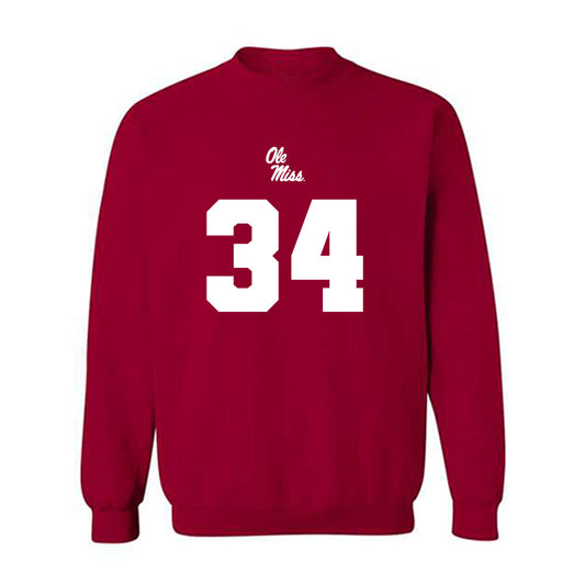 Ole Miss - NCAA Football : Raymond Collins - Replica Shersey Crewneck Sweatshirt-0