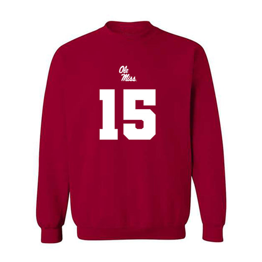 Ole Miss - NCAA Football : Da'Shawn Womack - Replica Shersey Crewneck Sweatshirt-0