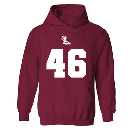 Ole Miss - NCAA Football : Cooper Cannon - Replica Shersey Hooded Sweatshirt-0