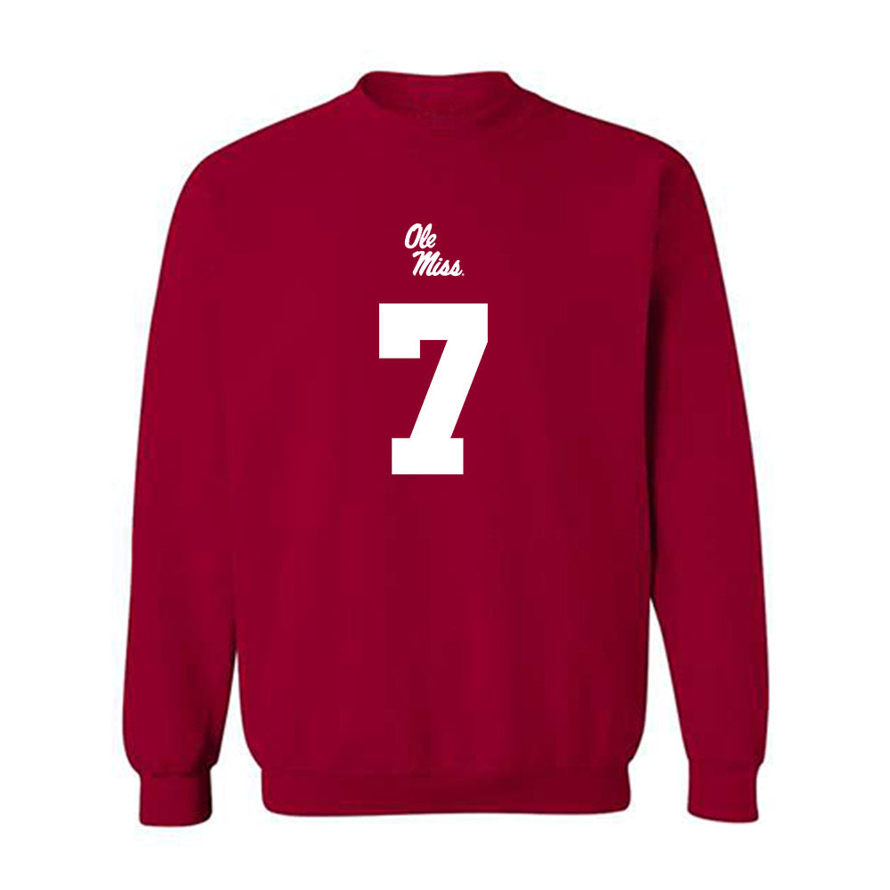 Ole Miss - NCAA Football : Traylon Ray - Replica Shersey Crewneck Sweatshirt-0