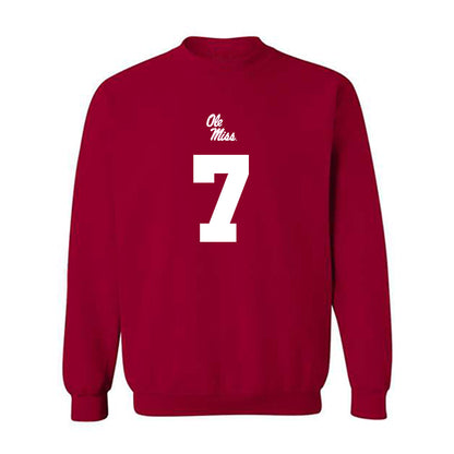 Ole Miss - NCAA Football : Traylon Ray - Replica Shersey Crewneck Sweatshirt-0