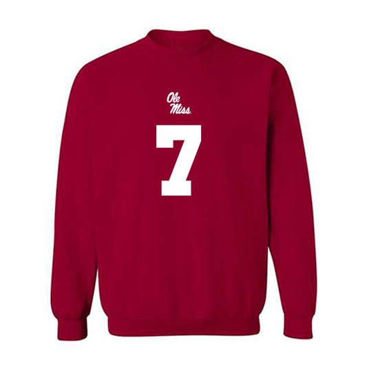 Ole Miss - NCAA Football : Traylon Ray - Replica Shersey Crewneck Sweatshirt-0