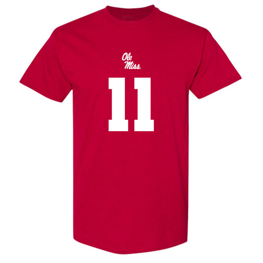 Ole Miss - NCAA Football : Hilton Deuce Alexander II - Replica Shersey T-Shirt-0