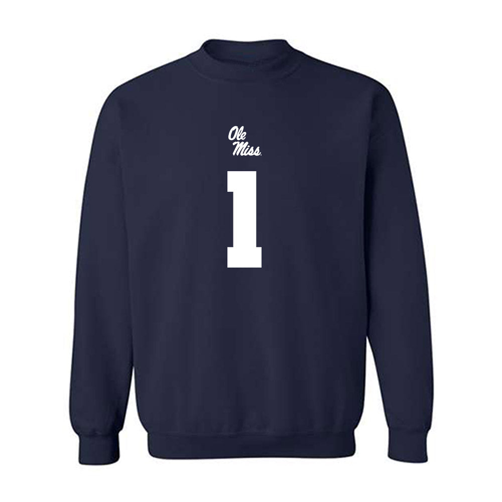 Ole Miss - NCAA Football : Ayden Williams - Replica Shersey Crewneck Sweatshirt