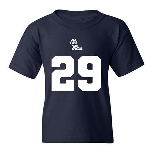 Ole Miss - NCAA Football : Nick Cull - Replica Shersey Youth T-Shirt-0