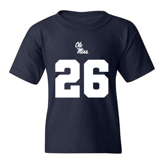 Ole Miss - NCAA Football : Taylor Groves - Replica Shersey Youth T-Shirt-0