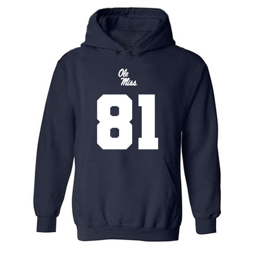 Ole Miss - NCAA Football : Samari Reed - Replica Shersey Hooded Sweatshirt-0