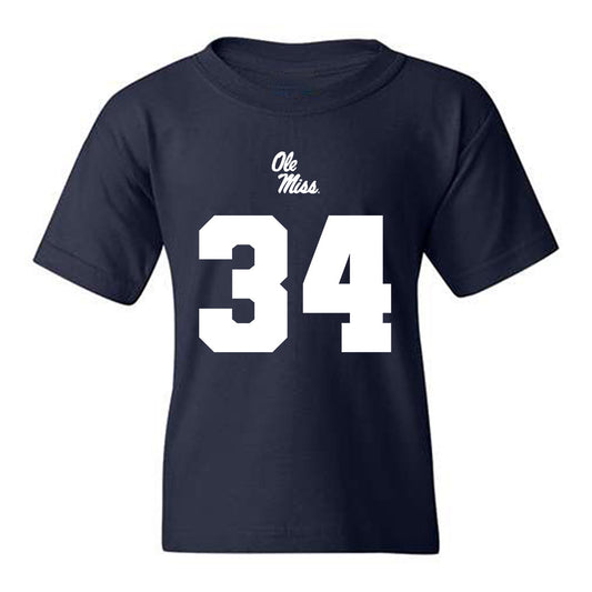 Ole Miss - NCAA Football : Raymond Collins - Replica Shersey Youth T-Shirt-0