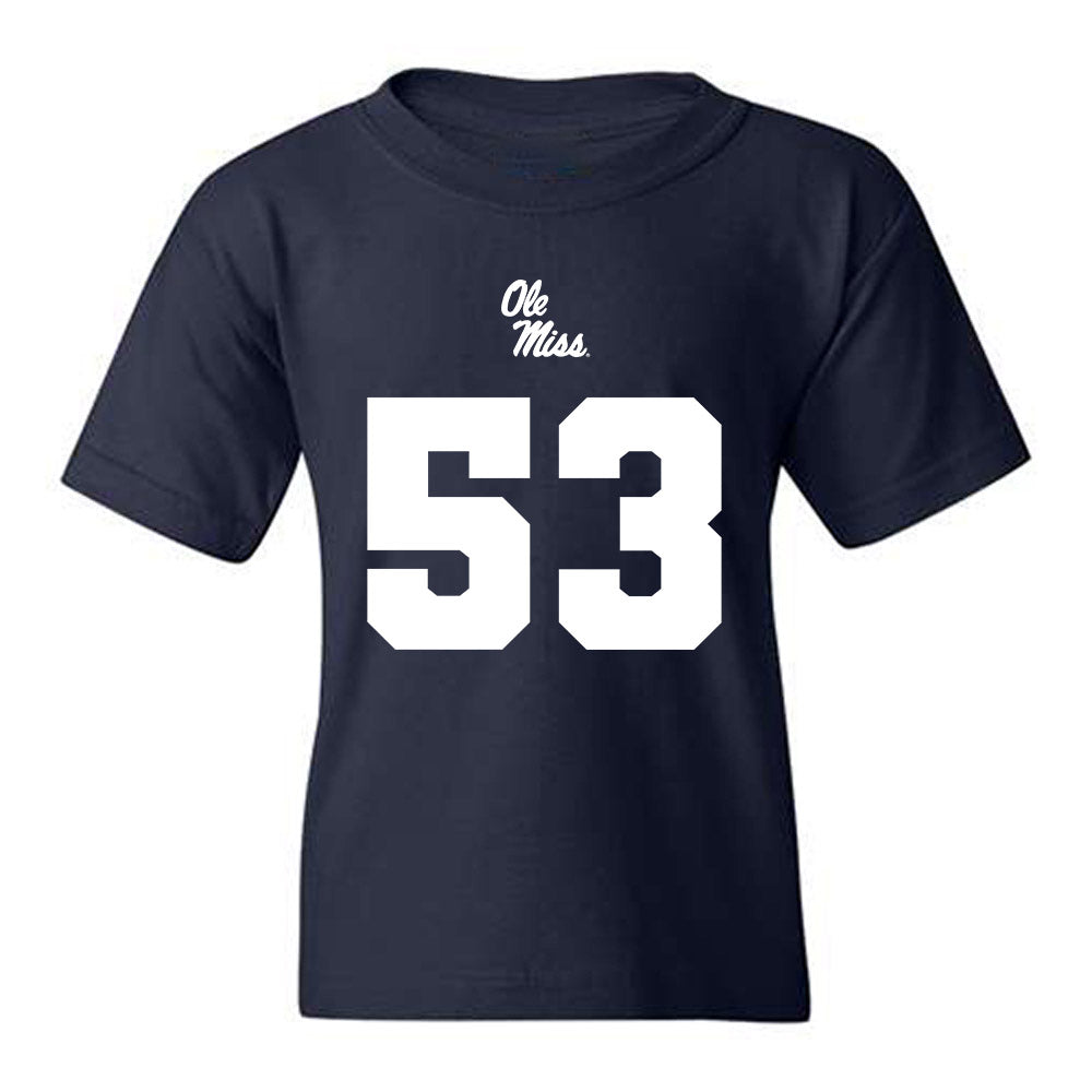 Ole Miss - NCAA Football : Joe Koury - Replica Shersey Youth T-Shirt-0