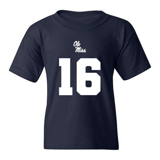 Ole Miss - NCAA Football : Wydett Williams Jr. - Replica Shersey Youth T-Shirt-0