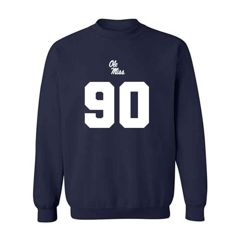 Ole Miss - NCAA Football : Jeffery Rush Jr - Replica Shersey Crewneck Sweatshirt-0