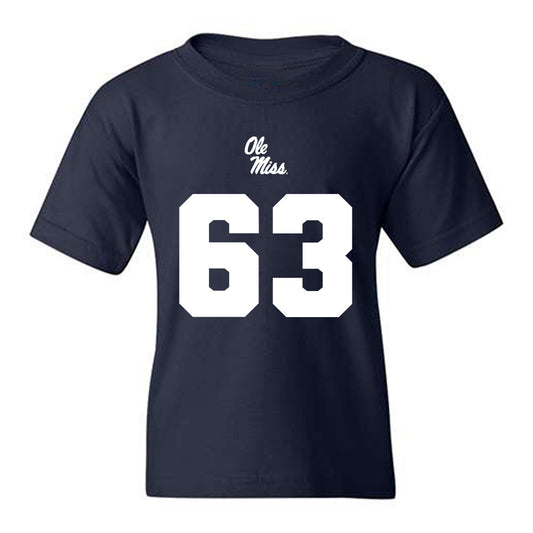 Ole Miss - NCAA Football : Alec Grijalva - Replica Shersey Youth T-Shirt-0