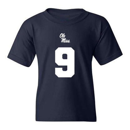 Ole Miss - NCAA Football : Luke Hasz - Replica Shersey Youth T-Shirt-0