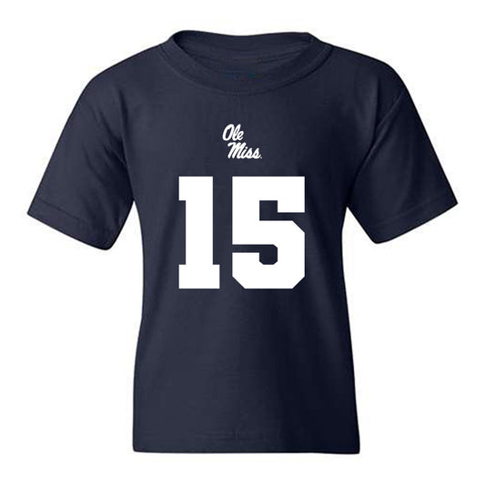 Ole Miss - NCAA Football : Da'Shawn Womack - Replica Shersey Youth T-Shirt-0
