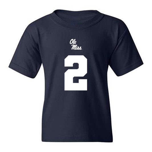 Ole Miss - NCAA Football : Walter Nolen - Replica Shersey Youth T-Shirt-0