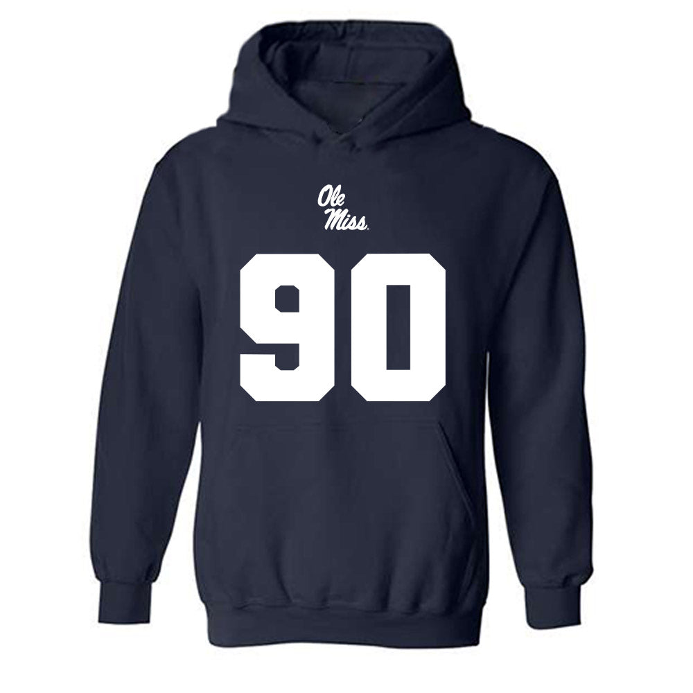 Ole Miss - NCAA Football : Jeffery Rush Jr - Replica Shersey Hooded Sweatshirt-0