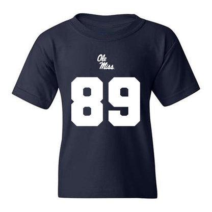 Ole Miss - NCAA Football : Mikey Baker - Replica Shersey Youth T-Shirt-0