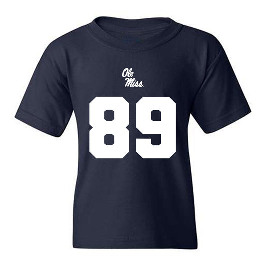 Ole Miss - NCAA Football : Mikey Baker - Replica Shersey Youth T-Shirt-0