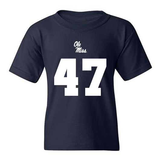 Ole Miss - NCAA Football : Anthony Aguirre - Replica Shersey Youth T-Shirt-0