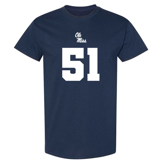 Ole Miss - NCAA Football : Zxavian Harris - Replica Shersey T-Shirt-0